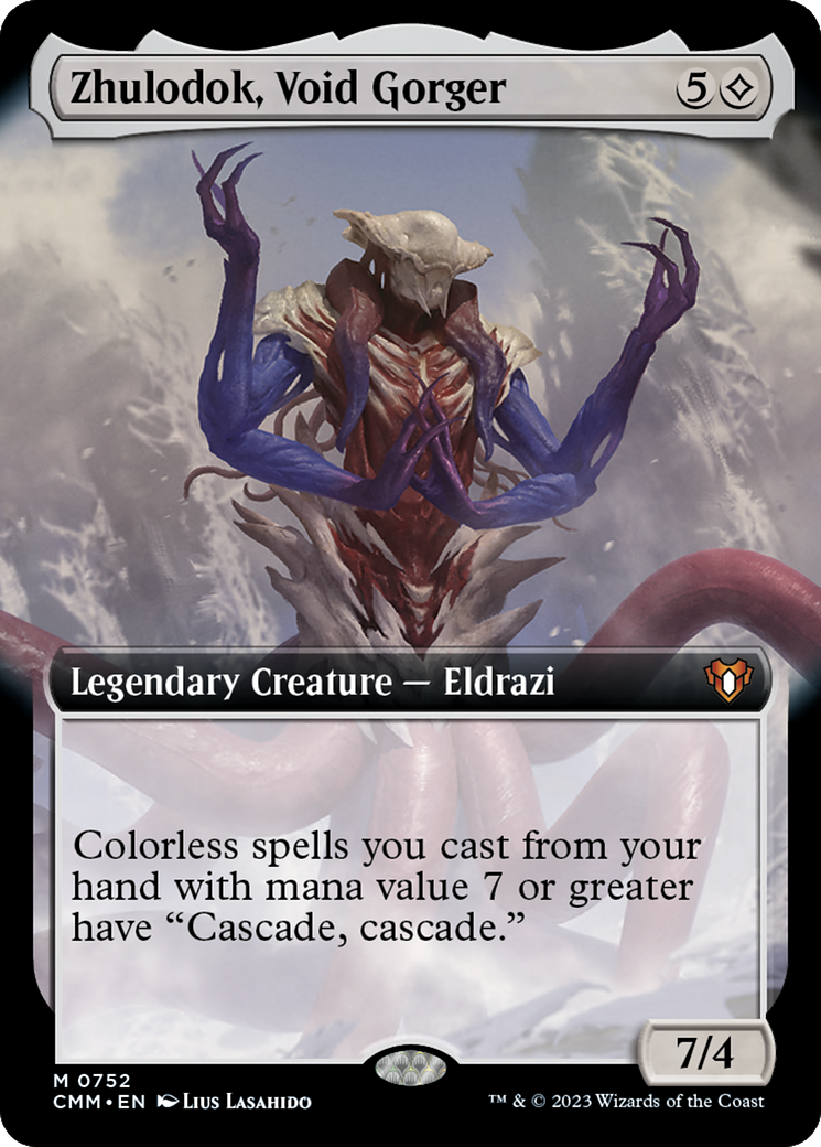 Zhulodok, Void Gorger (Extended Art) (752) Foil - Commander Masters