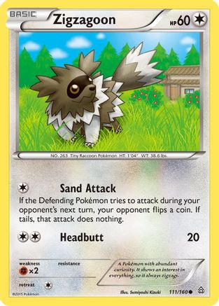 Zigzagoon (111) Reverse Holofoil - Primal Clash