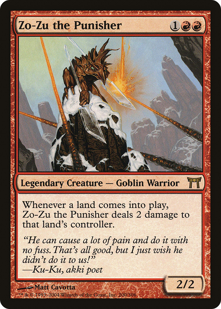 Zo-Zu the Punisher (200) - Champions of Kamigawa
