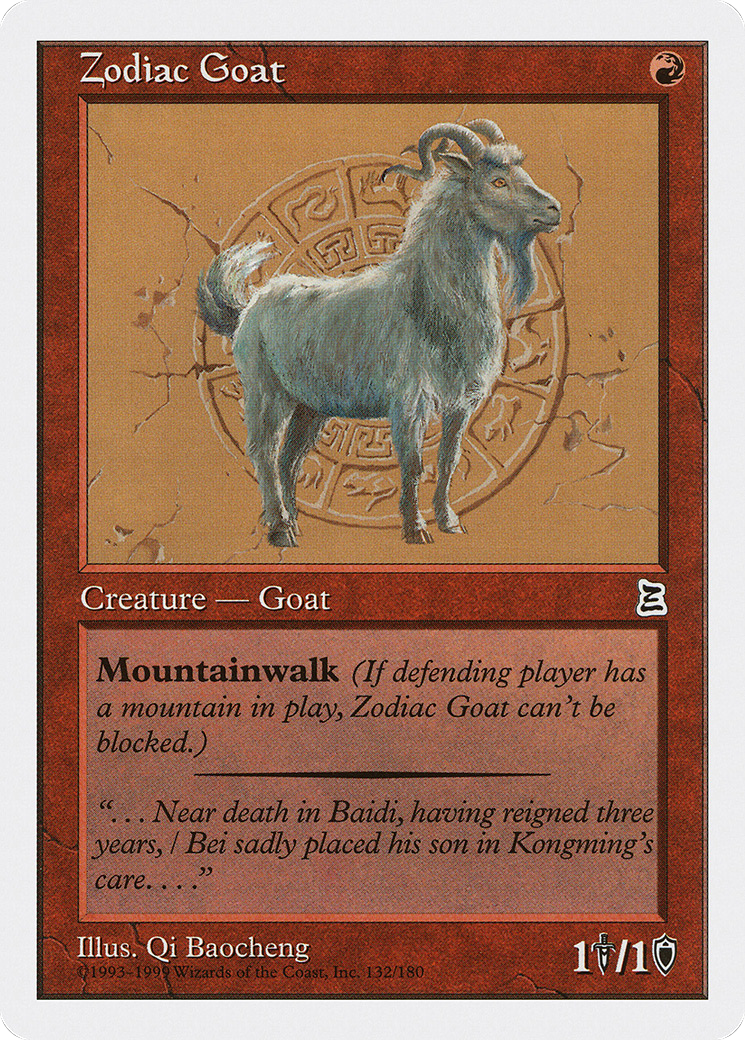Zodiac Goat (132) - Portal Three Kingdoms