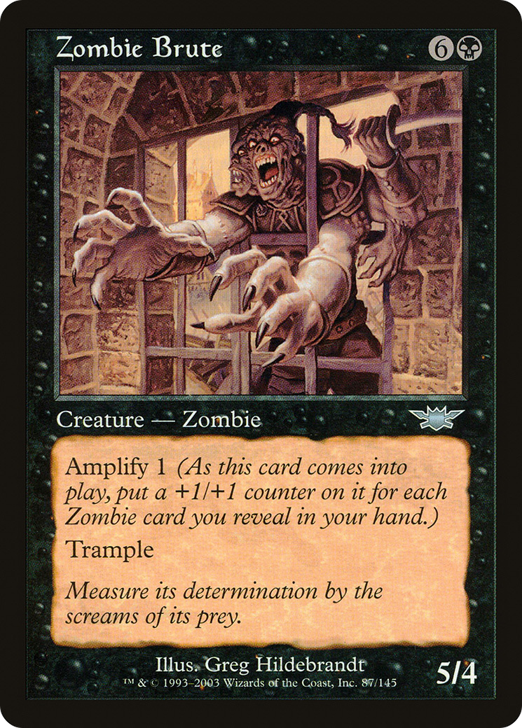 Zombie Brute (087) Foil - Legions