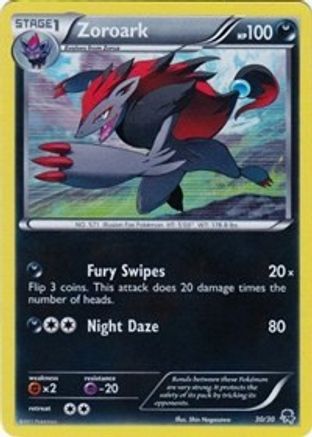Zoroark (30) Holofoil - Trainer Kit: Excadrill & Zoroark