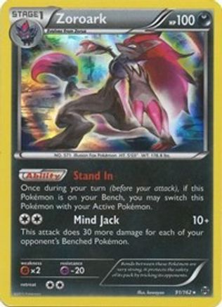 Zoroark (91) Reverse Holofoil - BREAKthrough