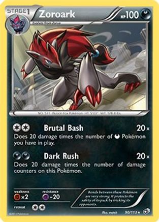 Zoroark (Deck Exclusives) (90) - Legendary Treasures