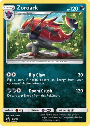 Zoroark (SM89) Holofoil - Black Star Promos