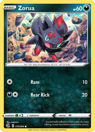 Zorua (170) - Fusion Strike