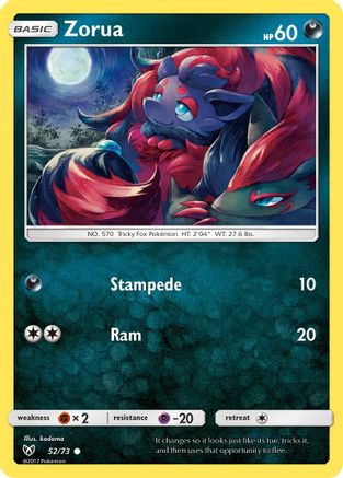 Zorua (52) - Shining Legends