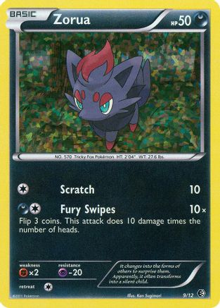 Zorua (9) Holofoil - McDonalds Promos 2011