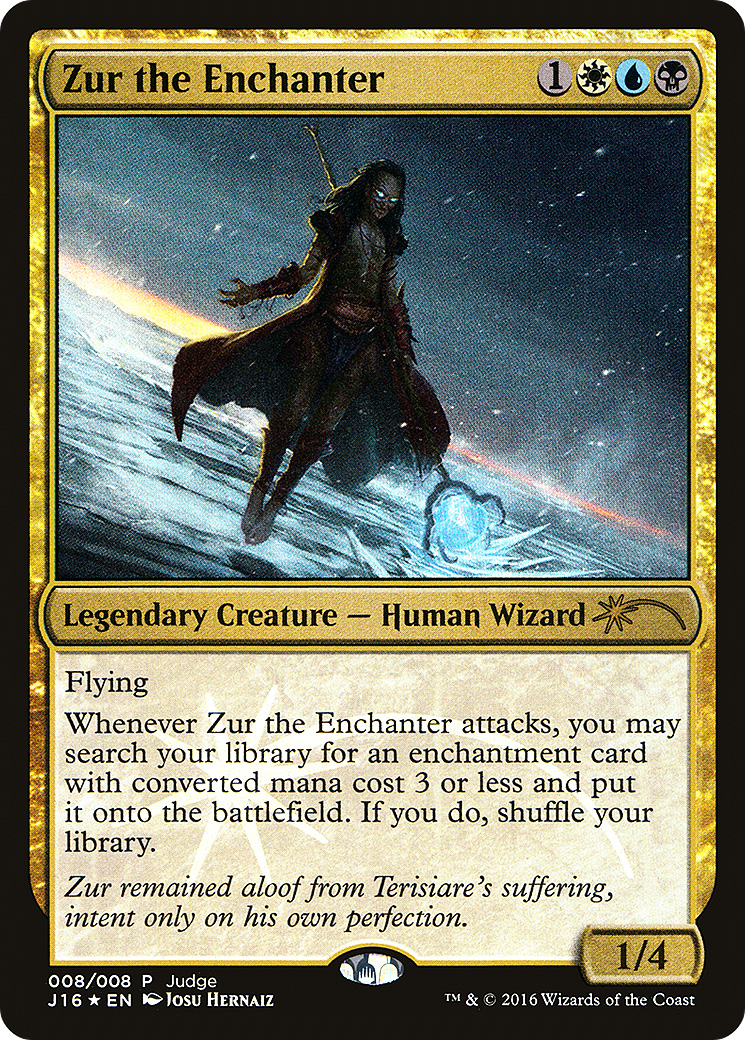 Zur the Enchanter (008) Foil - Judge Gift Cards 2016