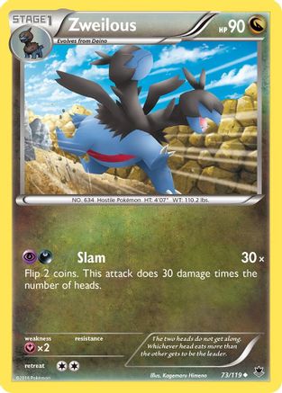 Zweilous (73) Reverse Holofoil - Phantom Forces