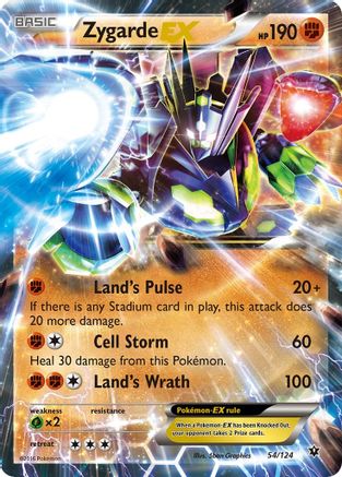 Zygarde EX (54) Holofoil - Fates Collide