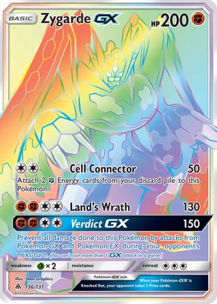 Zygarde GX (136) Holofoil - Forbidden Light