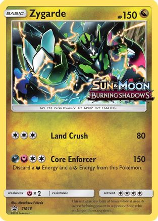 Zygarde (Prerelease) (SM48) Holofoil - Black Star Promos