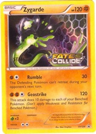Zygarde (Prerelease) [Staff] (XY129) Holofoil - Black Star Promos