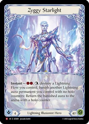 Zyggy Starlight (AZS001) Rainbow Foil - Armory Deck: Zyggy
