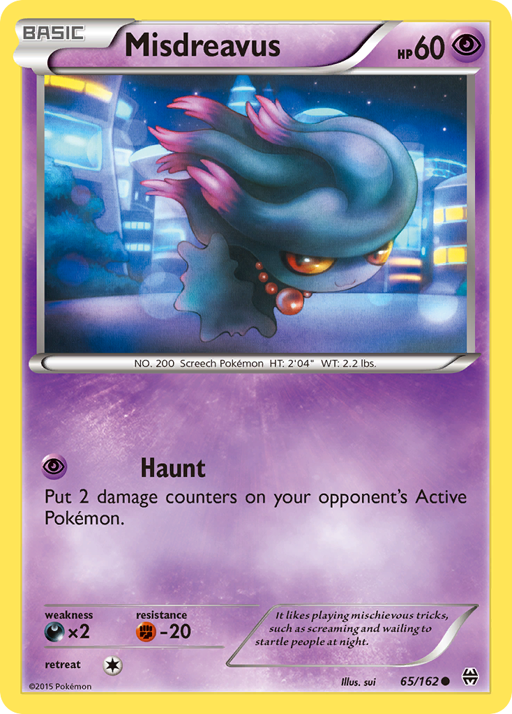 Misdreavus (65/162) [XY: BREAKthrough] | Silver Goblin