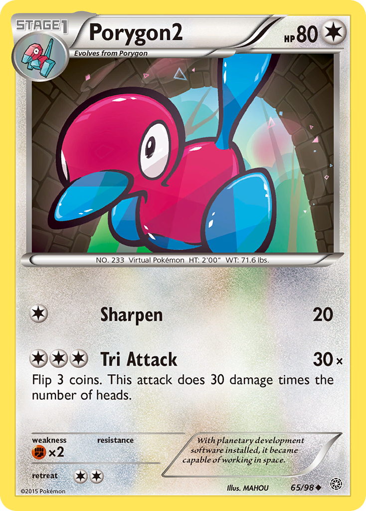 Porygon2 (65/98) [XY: Ancient Origins] | Silver Goblin