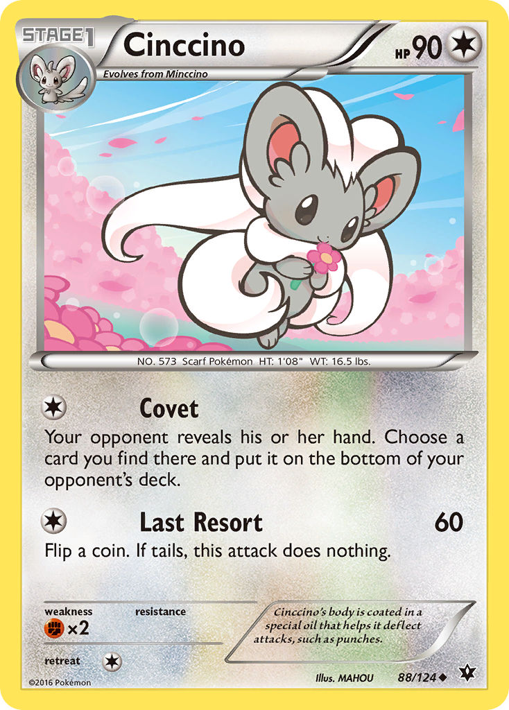 Cinccino (88/124) [XY: Fates Collide] | Silver Goblin