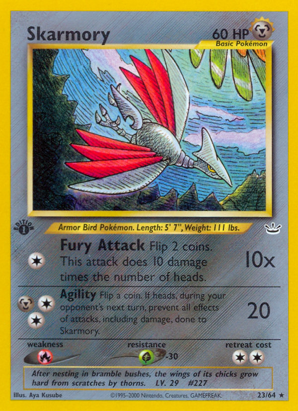 Skarmory (23/64) [Neo Revelation 1st Edition] | Silver Goblin