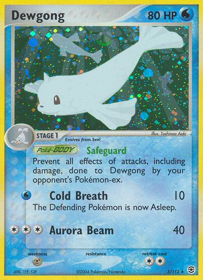 Dewgong (3/112) [EX: FireRed & LeafGreen] | Silver Goblin