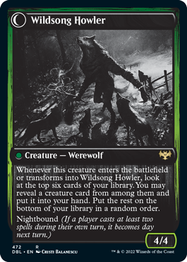 Howlpack Piper // Wildsong Howler [Innistrad: Double Feature] | Silver Goblin