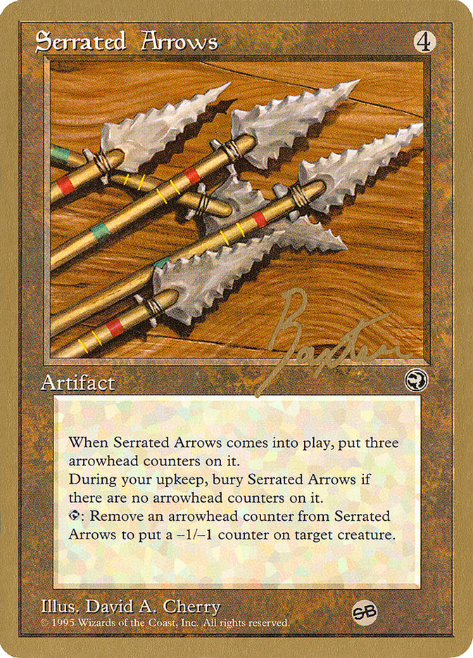 Serrated Arrows (George Baxter) (SB) [Pro Tour Collector Set] | Silver Goblin