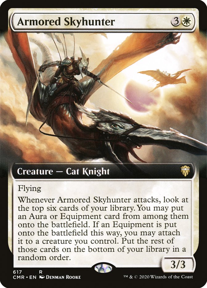 Armored Skyhunter (Extended Art) [Commander Legends] | Silver Goblin