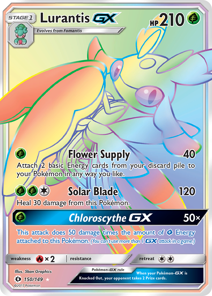 Lurantis GX (150/149) [Sun & Moon: Base Set] | Silver Goblin