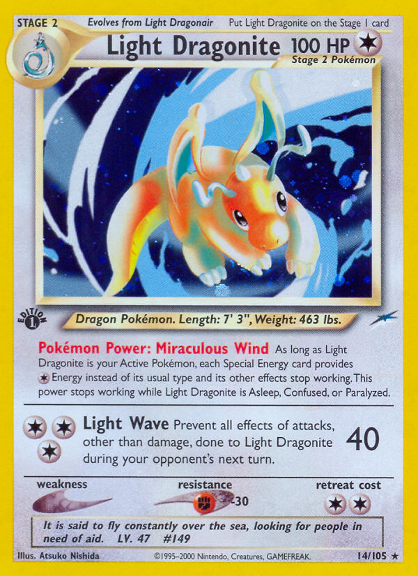 Light Dragonite (14/105) [Neo Destiny 1st Edition] | Silver Goblin