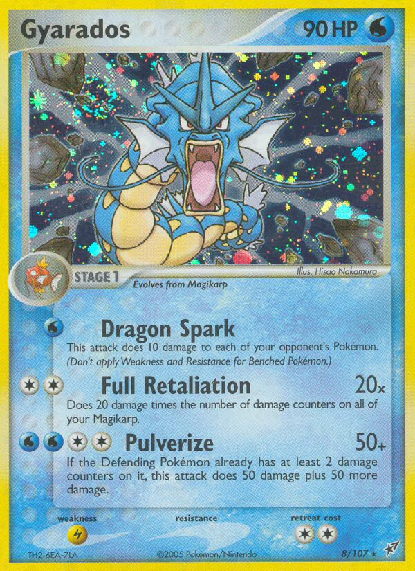 Gyarados (8/107) [EX: Deoxys] | Silver Goblin