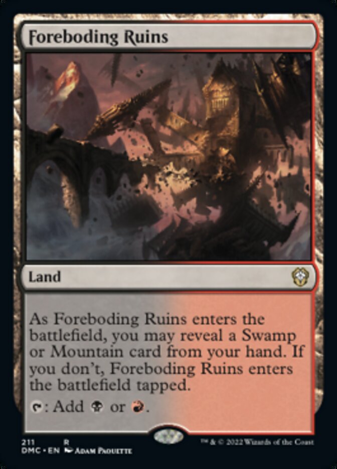 Foreboding Ruins [Dominaria United Commander] | Silver Goblin