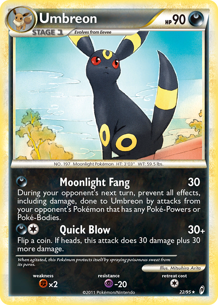 Umbreon (22/95) [HeartGold & SoulSilver: Call of Legends] | Silver Goblin