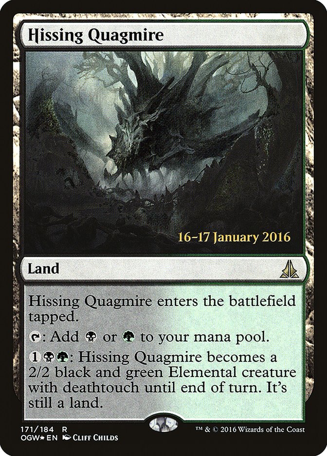 Hissing Quagmire [Oath of the Gatewatch Prerelease Promos] | Silver Goblin