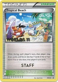 Tropical Beach (BW28) (Staff) [Black & White: Black Star Promos] | Silver Goblin