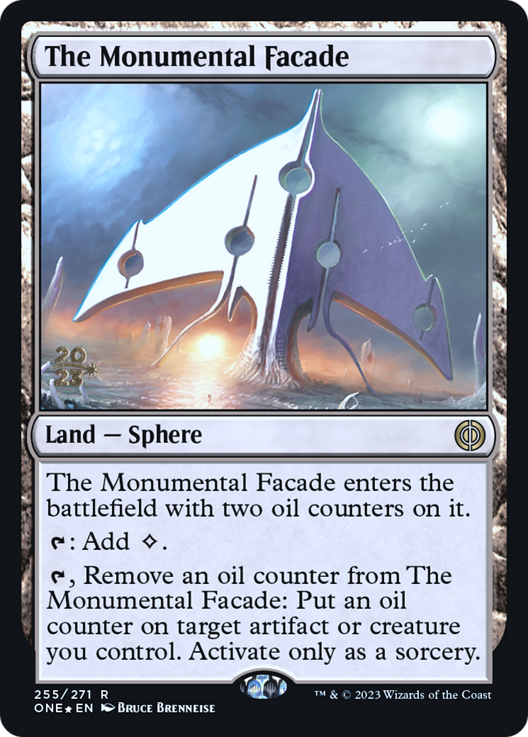 The Monumental Facade [Phyrexia: All Will Be One Prerelease Promos] | Silver Goblin