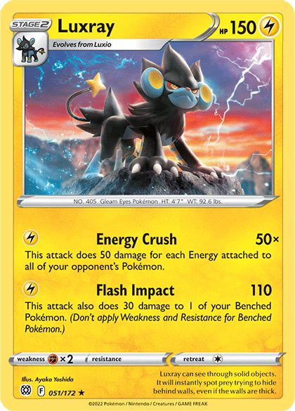 Luxray (051/172) [Sword & Shield: Brilliant Stars] | Silver Goblin