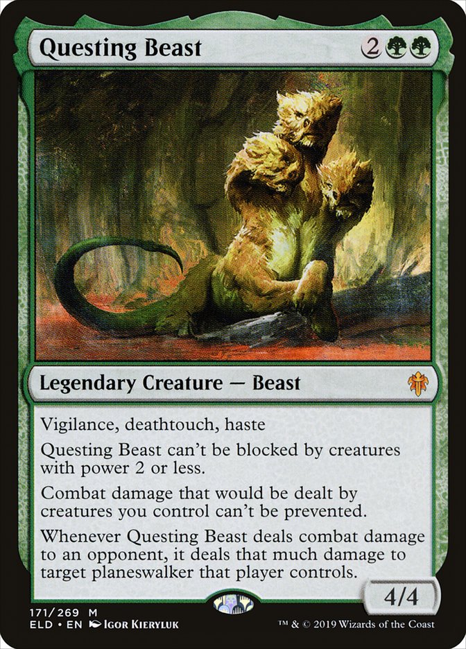 Questing Beast [Throne of Eldraine] | Silver Goblin