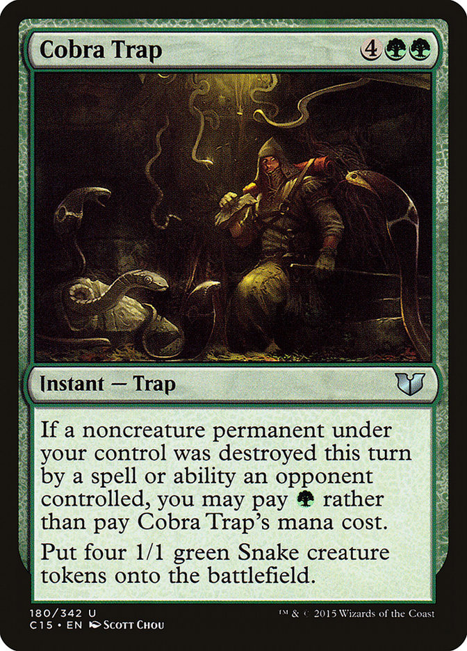 Cobra Trap [Commander 2015] | Silver Goblin