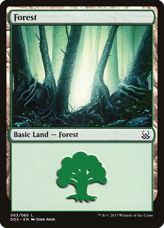 Forest (63) [Duel Decks: Mind vs. Might] | Silver Goblin
