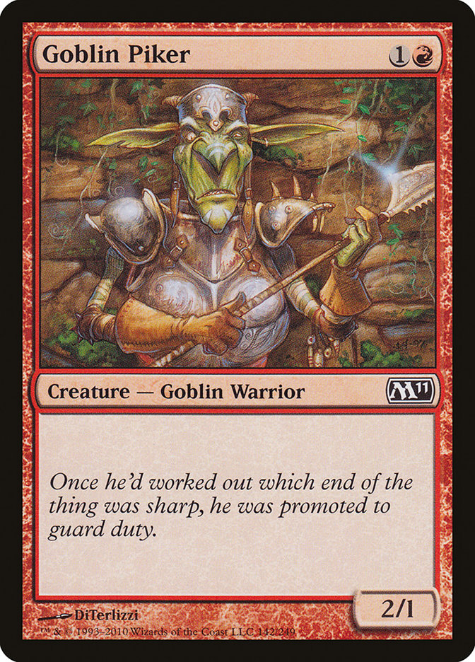 Goblin Piker [Magic 2011] | Silver Goblin