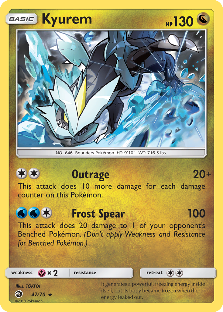 Kyurem (47/70) [Sun & Moon: Dragon Majesty] | Silver Goblin