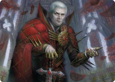 Edgar, Charmed Groom 1 Art Card [Innistrad: Crimson Vow Art Series] | Silver Goblin