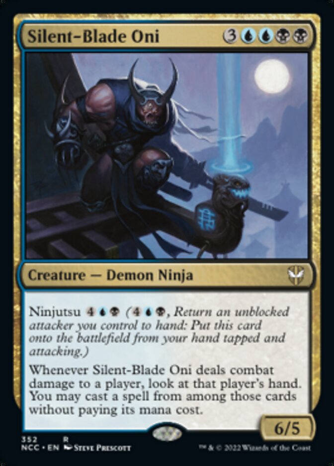 Silent-Blade Oni [Streets of New Capenna Commander] | Silver Goblin
