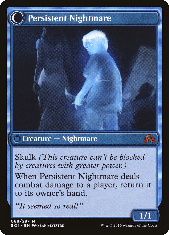 Startled Awake // Persistent Nightmare [Shadows over Innistrad] | Silver Goblin