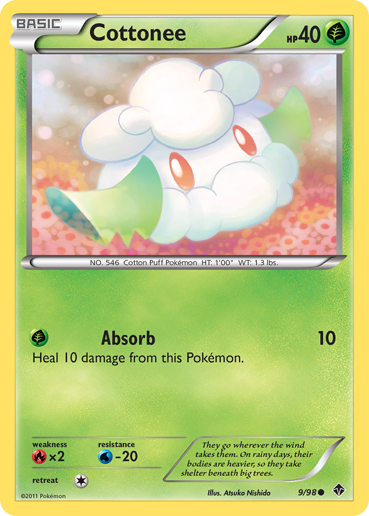 Cottonee (9/98) [Black & White: Emerging Powers] | Silver Goblin