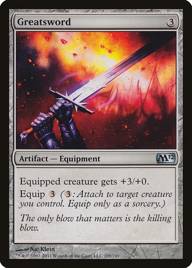 Greatsword [Magic 2012] | Silver Goblin