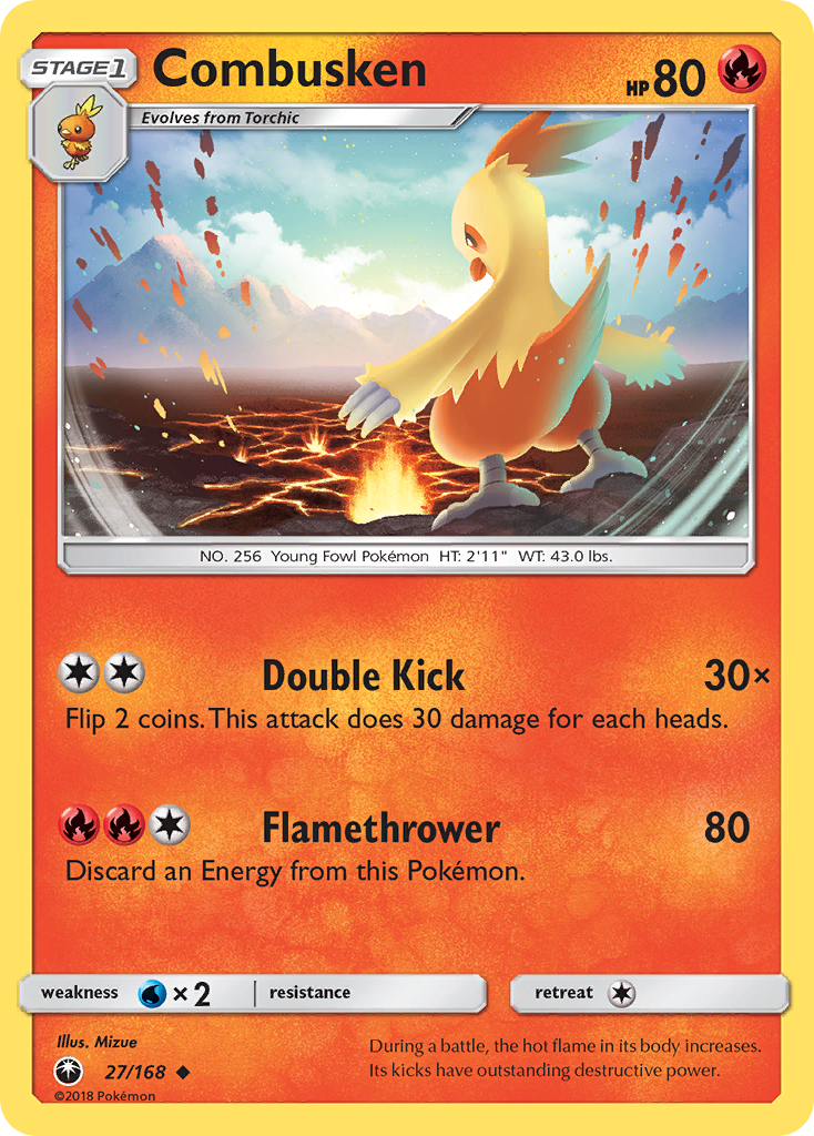 Combusken (27/168) [Sun & Moon: Celestial Storm] | Silver Goblin