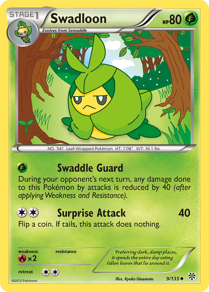 Swadloon (9/135) [Black & White: Plasma Storm] | Silver Goblin