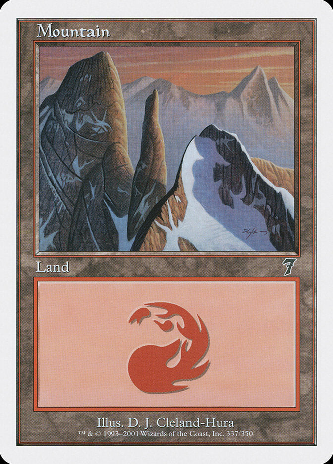 Mountain (337) [Seventh Edition] | Silver Goblin