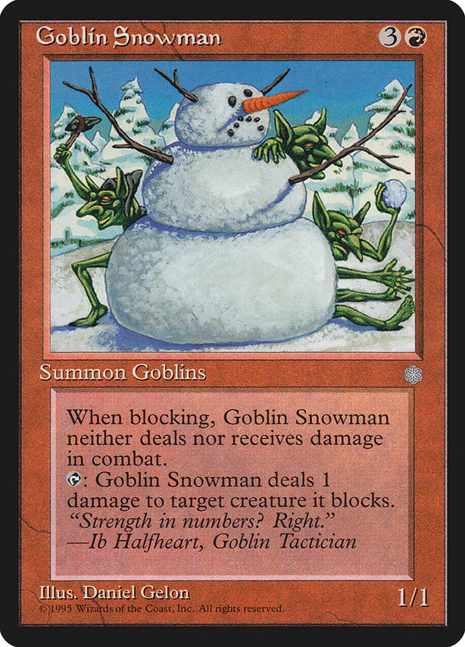 Goblin Snowman [Ice Age] | Silver Goblin